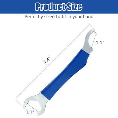 2PCS Beer Tap Faucet Wrench, Keg Beer Faucet Spanner Wrench Tool for Draft Tap Keg Couplers Kegerator Tower, Kegerator Accessories