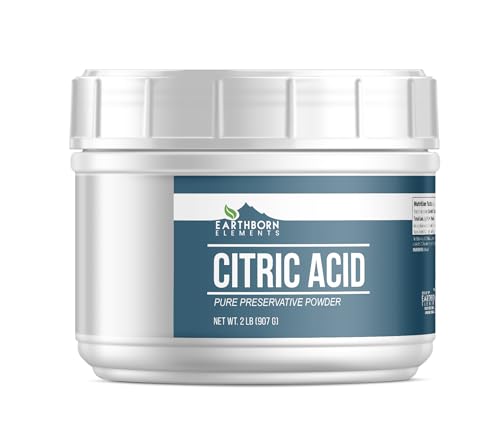 Earthborn Elements Citric Acid, Food Safe, Preservative & Cleaner (2 Pound) - size: 32 Ounce (Pack of 1)
