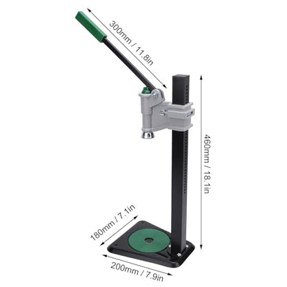 aqxreight Manual Bottle Capper, Bench Bottle Capper Tool for Home Beer Bottles, Iron Capping Machine with -Slip Base & Comfortable Handle, Compact Tabletop Capper for Soda Soy Sauce