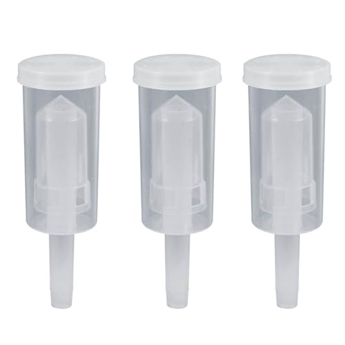 Luxshiny 6 Pcs Check Valve Way Water Sealed Exhaust for Homebrewing Wine Cider and More Standard Fits Stoppers and Bungs - size: 6 pcs