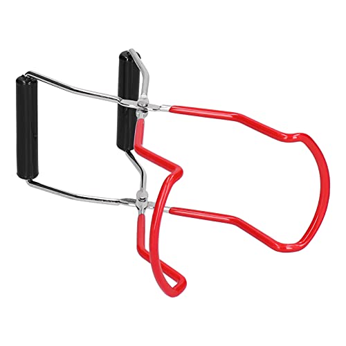 flexman Canning Jar Lifter, Multifunctional Stainless Steel Antiscalding Tray Dish Clamp with Grip Handle, Kitchen Tool for Homes Restaurants Collect Cans (Red) - color: Red