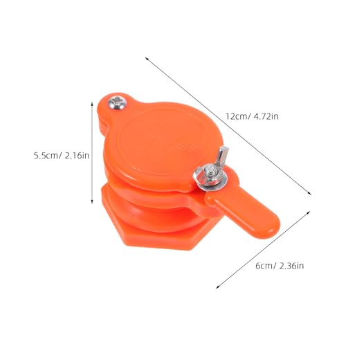 UPKOCH 2pcs Honey Gate Valve for Extractor Bucket Plastic Honey Spout Tap for Efficient Beekeeping Easy to Clean and Install Suitable for Small and Large