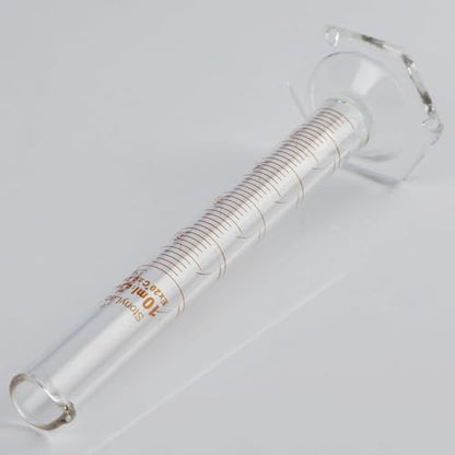 stonylab Graduated Cylinder, 2-Pack B Grade Borosilicate Glass Cylinder with Stable Hexagonal Base, 10 ml - size: 10 ml