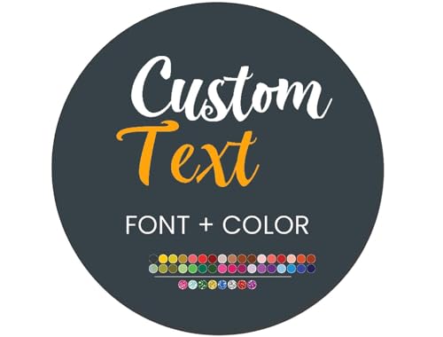 Custom Stickers for Weddings, Birthdays & Businesses - Personalized Labels with Your Logo - Waterproof, Fade and Heat Resistant - Pack of 100-1000 (Custom Text, 3 Inch) - color: Custom Text, size: 3 Inch