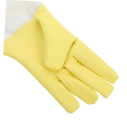 VICASKY Elastic Cuffs Beekeeping Gloves Long Sleeve Bee Keeper Safety Gear Leather and Canvas Multipurpose
