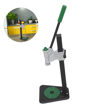 Toyvian Manual Beer Bottle Capper Bench Sealing Press for Home Brewing, Adjustable Height (7.8"-18.3"), Compatible with 26mm and 29mm Caps, Handheld Bottling Machine for Standard Glass
