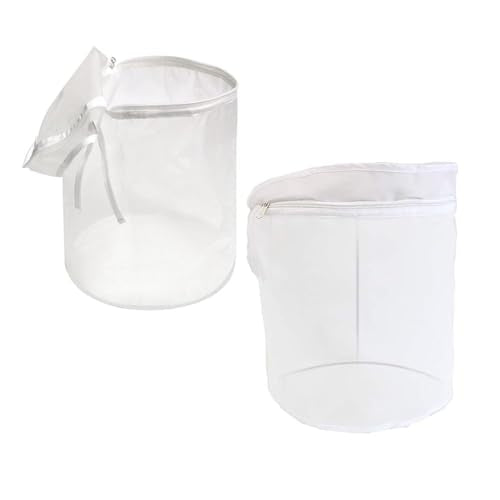 Sunlord Strainer Filter Bag 2 Pack 5 Gallon All mesh 220 Micron Filter Zipper Bag - size: 5 Gallon