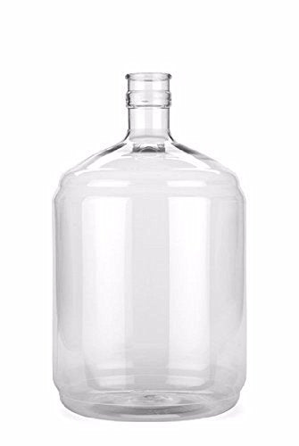 FastRack 3 Gallon PET Carboy | Clear 3 Gallon Fermenter | Food Grade – BPA Free, Leak-Proof for Fermentation, Storage and Brewing | Large Plastic Carboy for Home Brewing, Wine and Beer - 1 Pack