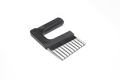 Fox Run Wavy Vegetable/Cheese Slicer, Stainless Steel, 1 x 4 x 5.25 inches - color: Metallic