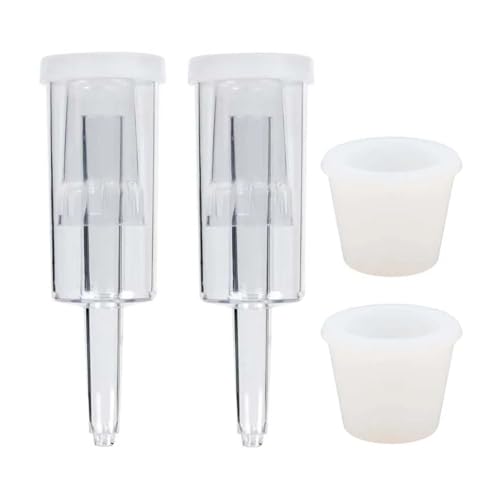 Brewing Equipment Plastic 3-Piece Airlock and Silicone Carboy Bung for Wine Making and Beer Making (Pack of 2) Brewing Equipment