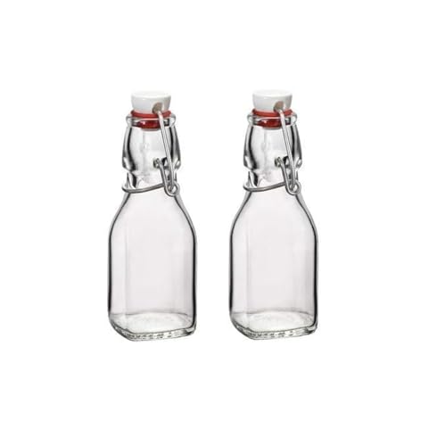 Bormioli Rocco Swing Bottle, 4.25 oz - Clear, Set of 2 - size: 4.25 Oz.