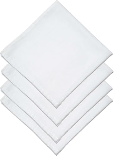 Muslin Cheesecloth, Reusable Cotton Fabric for Straining, Food Grade, White 100% Unbleached Muslin Cheesecloth – Cheese Making, Yogurt Cooking, Baking (White) (40X40, 5, PACK)