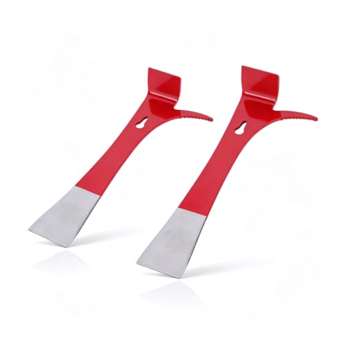2PCS Beekeeper Scraper, 21x7.5x3cm Stainless Steel Hive Scraper Tools Portable Bee Hive Box Scrape Knife for Beekeepers, Beekeeping Equipment