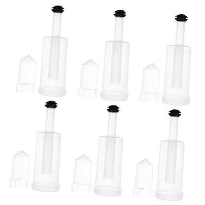 Zerodeko Silicone One-way Valve Plug 6pcs Stopper for Wine Bottles Home Brewing Accessory