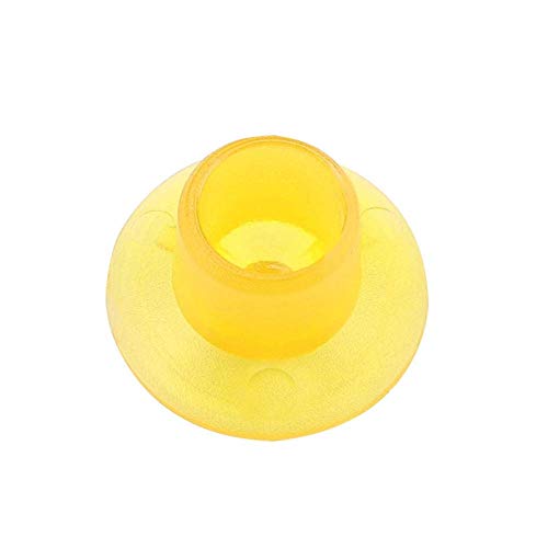 TOPINCN Beekeeping Queen Rearing Cell Cups Plastic Harmless Bee Keeper Equipment Tool Apiculture Supply Hive Frame Accessories 50pcs (Yellow)