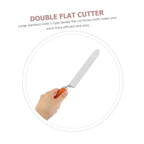 VANZACK Stainless Steel Uncapping Knife for Efficient Honey Extraction Type Design Handle Essential Beekeeping Tool for Honey Scraping and Uncapping