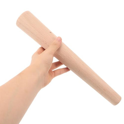 Ciieeo 2pcs Sauerkraut Pounder 11.79" Wood Pestle Kimchee Tamper - Vegetable Fermentation Tamper For Mason Jars Cabbage Pickle Crock Fermenting Food Tool