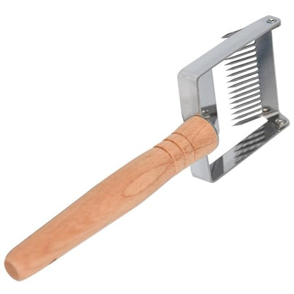 Beekeeping Tool Stainless Steel Uncapping Scraper for Smooth Process Uncapping Fork Shovel Tool - color: Thickened convention