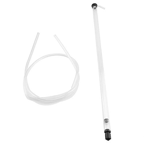 Auto Siphon, Beer Wine Siphon,Siphon Racking Cane, Beer Wine Transfer, Wine Making Kit, 64cm Auto Siphon Racking Cane for Beer Wine Bucket Carboy Bottle with Tubing Plastic
