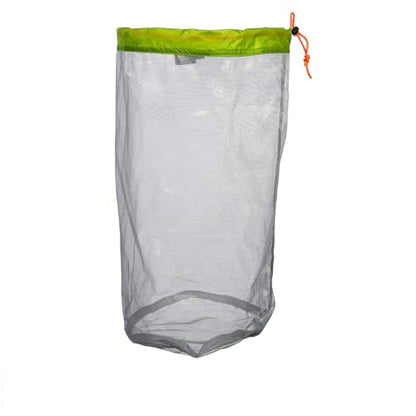 Camping Mesh Bag, Mesh Stuff Sack Light weight Nylon Mesh Drawstring Storage Bag for Travelling Hiking Camping Stuff Storage(L)
