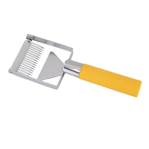 Beekeeping Honey Fork Honey Uncapping Tool Stainless Steel Adjustable Honey Scraper with Comfortable Plastic Handle for Beekeepers Equipment