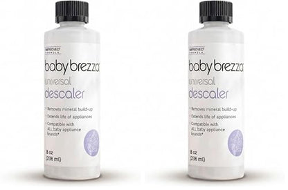 Baby Brezza Descaler 8 oz. Made in USA. Universal Descaling Solution and other appliances. Removes mineral build-up and extends your machine’s lifespan, (Pack of 2) - size: 8 Fl Oz (Pack of 2)