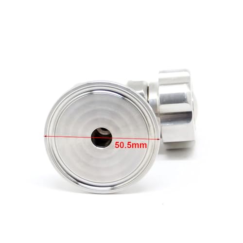 1.5" Tri Clamp Sampling Valve SS304 With Defoamer Coil – Sanitary Beer Brewing Valve for Conical Fermenter, Homebrew & Commercial Use(TC50.5mm valve only) - size: TC50.5mm valve only