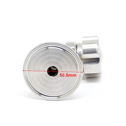 1.5" Tri Clamp Sampling Valve SS304 With Defoamer Coil – Sanitary Beer Brewing Valve for Conical Fermenter, Homebrew & Commercial Use(TC50.5mm valve only) - size: TC50.5mm valve only