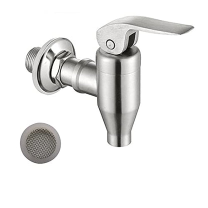 Stainless Steel Beverage Dispenser Stainless Spigot Push Style Spigot Faucet For Home Parties, Sun Tea,Water or Kombucha（2 PCS)