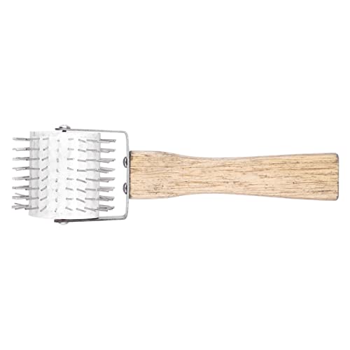 ZJchao Beekeeper Uncapping Roller Tool – Stainless Steel Needle Roller for Efficient Honey Extraction, Compatible with Standard Beekeeping Frames