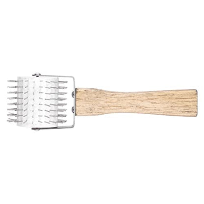 ZJchao Beekeeper Uncapping Roller Tool – Stainless Steel Needle Roller for Efficient Honey Extraction, Compatible with Standard Beekeeping Frames