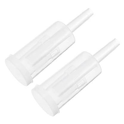 LABRIMP 2pcs Plastic One-way Valves for Home Brewing Three-piece Check Valve for Wine and Juice Fermentation Airtight Design
