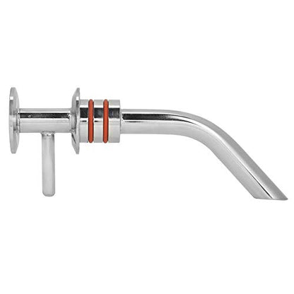 Racking Arm, Household 304 Stainless Steel 1.5in Fermenter Racking Arm Accessories with Double O-Rings, Home Brew Fittings
