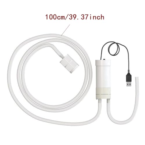 Electric Siphon Self Priming Pump for Beer Wine Making - Compact Leakproof Liquor Suction Device with Hose- tube 1m - color: tube 1m