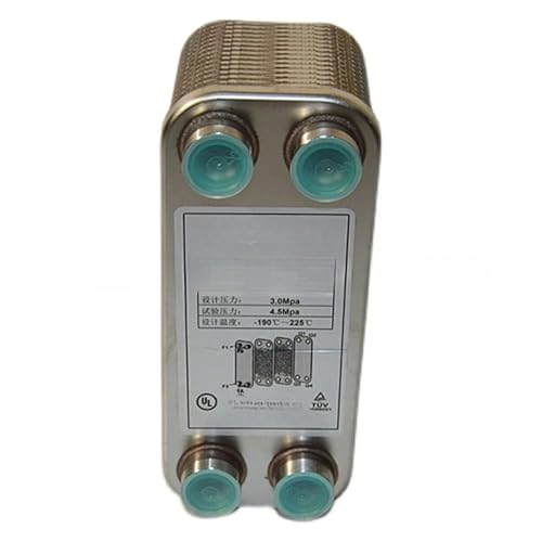 Female Thread Plate Wort Chiller Version Stainless Steel brazed Plate Heat Exchanger, Plate Oil Cooler, Heat Pump intercooler, Fluorine Water Exchange Water Heater(B3-12A-10-3.0) - color: B3-12a-10-3.0