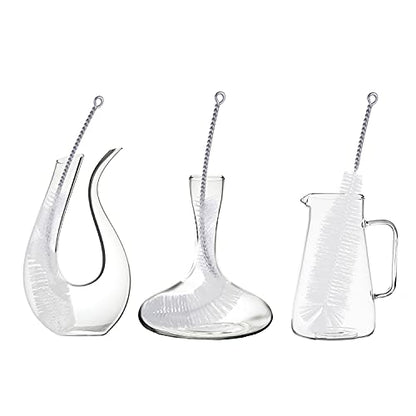 Bottle Brush - Ideal for Cleaning Narrow Neck Swing Top Glass, Brewing, Wine, Beer, Soda, Spray, Kombucha Bottles (White+2PCS) - color: A-white+2pcs