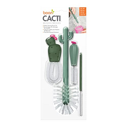 Boon Cacti Replacement Set - Bottle, Straw Brushes, Nipple, Detail - Non Toxic, Durable Nylon, Multicolor, 4 Count - size: 4 Piece Set, style: Terracotta Replacement Brush