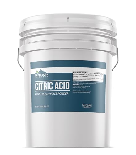 Earthborn Elements Citric Acid (5 Gallon), Food Safe, Preservative & Cleaner - size: 640 Ounce (Pack of 1)