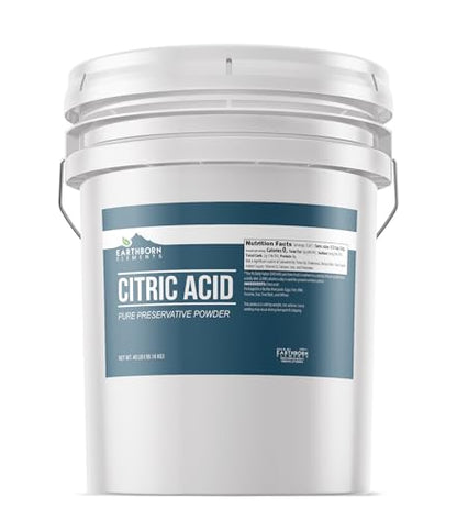 Earthborn Elements Citric Acid (5 Gallon), Food Safe, Preservative & Cleaner - size: 640 Ounce (Pack of 1)