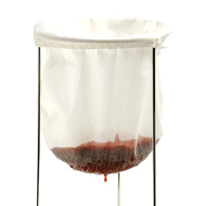 Norpro, White & Silver Strainer Stand, 12in/30.5cm high and 6.5in/16.5cm
