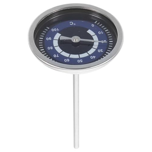 Stainless Steel Kettle with Instant Temperature Display Temperature Gauge Thermometer and Easy to Clean Design, Compatible with Stainless Steel Kettles for Brewing and Cooking