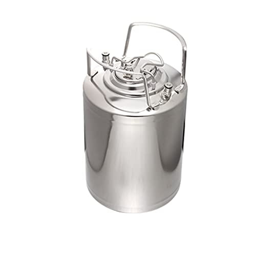 Mini Stainless Steel Beer Keg,Portable Home Dispenser System to Keep Fresh for Home Kitchen Brewing Beer,Keeps Carbonation for Craft Beer Draft and Homebrew,12L - size: 12L