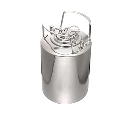 Mini Stainless Steel Beer Keg,Portable Home Dispenser System to Keep Fresh for Home Kitchen Brewing Beer,Keeps Carbonation for Craft Beer Draft and Homebrew,12 Liters