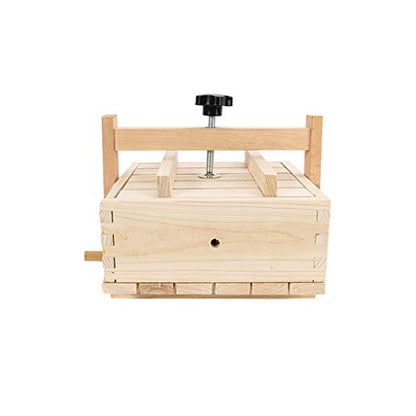 Tofu Mold Maker Press Making Cheese Kit Wooden Box Tool Pressing Presser Home Homemade Curd Stamper Soybean Multifunction Cheese Press - size: zzzz-s