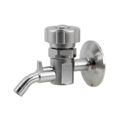 1.5" Valve 304 Stainless Steel Sanitary Clamp Brewing Sample Valve Homebrew Conical Fermenter(B) - color: B