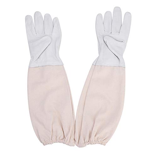 Beekeeping Suit Cotton Beekeeper Suit Kit with Ventilated Hood and Gloves 3 Pockets Full Body Coveralls in L for Backyard Beekeepers Bee Farm Visits and Work (XL)