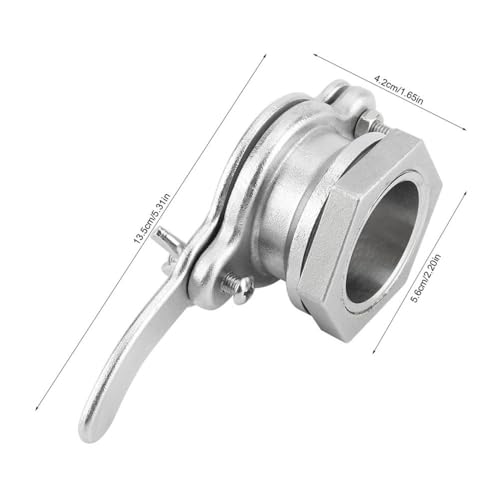 Stainless Steel Honey Gate Valve, Honey Tap Spout for Extractor Bottling Bucket and Storage Tank