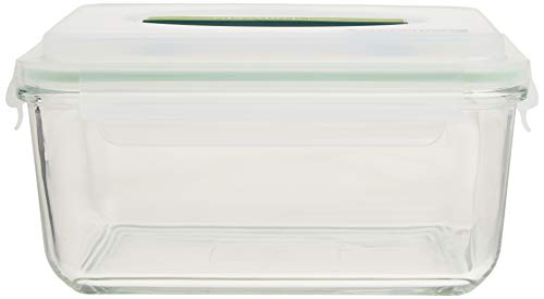 Glasslock 11.4-Cup Rectangle Handy Container,White - size: 11.4-Cup