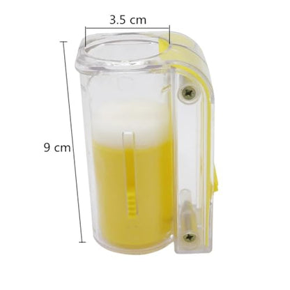 8Pc Queen Bee Marking Bottle Plastic Mark Cage One Hand Hold Catcher with Soft Plunger Plush Beekeeping Supplies | Yellow - color: Yellow