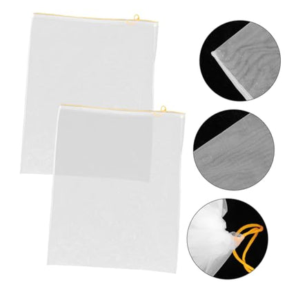 2pcs Honey Filter Net Mesh Food Strainer Bag Honey Apiary Straining Bag Fruit Strainer Filter Yogurt Nutzo Equipment Tool Nylon Cold Brew
